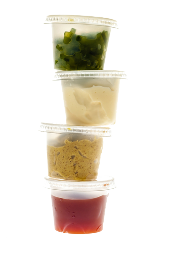Dipping Sauce Containers & Lids