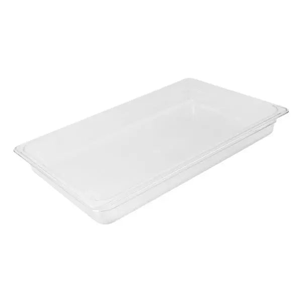 100mm - 1/1 Size Clear Polycarbonate Food Pans