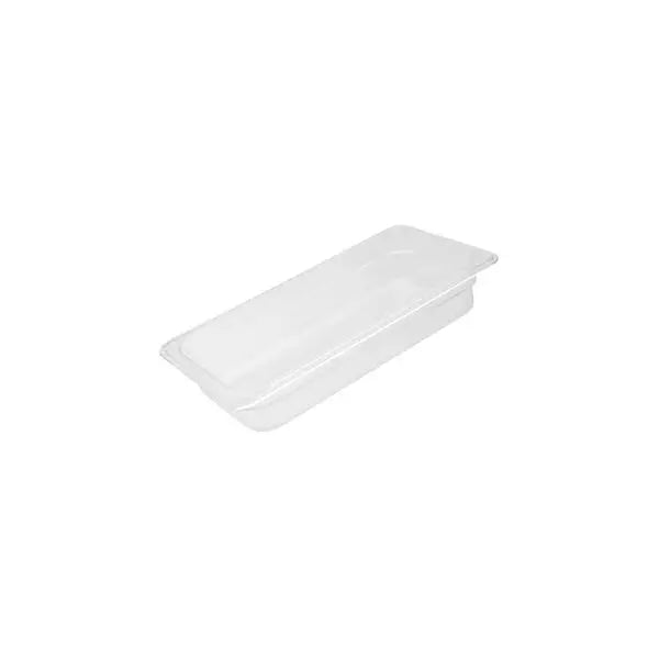 100mm - 1/3 Size Clear Polycarbonate Food Pans