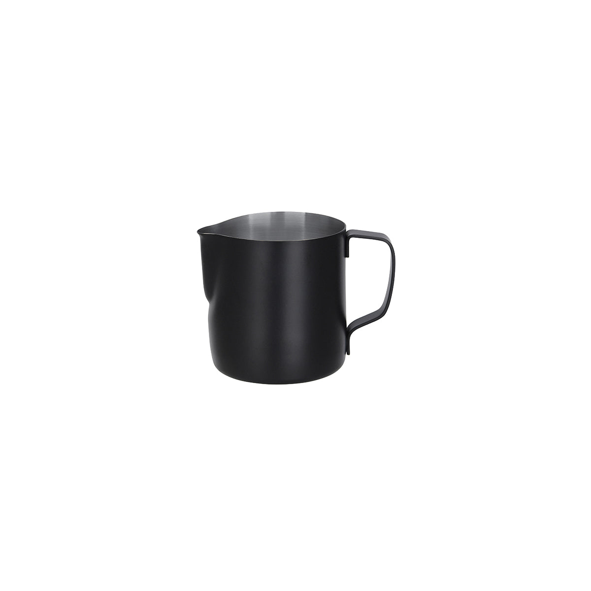 Black Milk Frothing Jug S/S 350ml Powder Coat