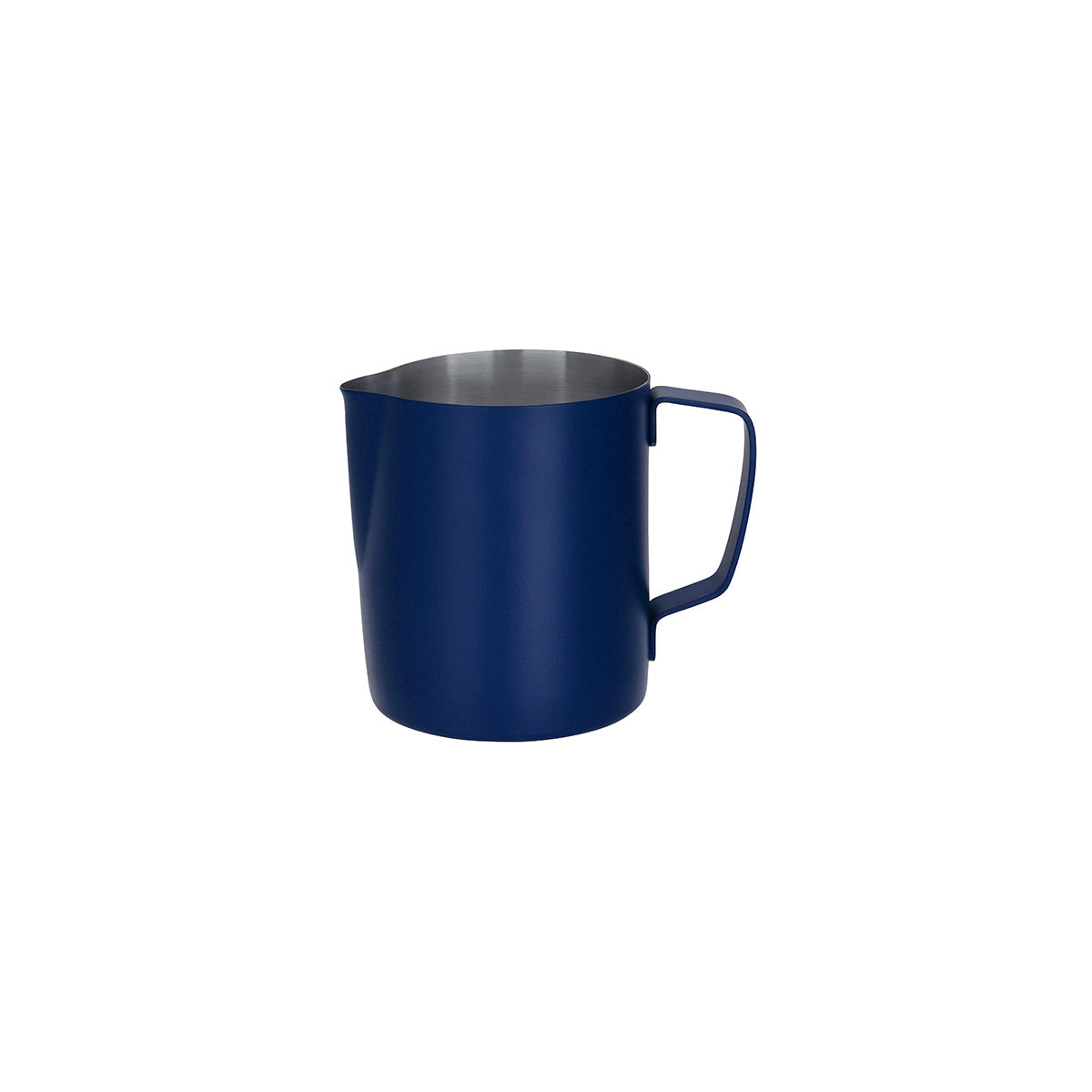 Blue Milk Frothing Jug S/S 600ml Powder Coat
