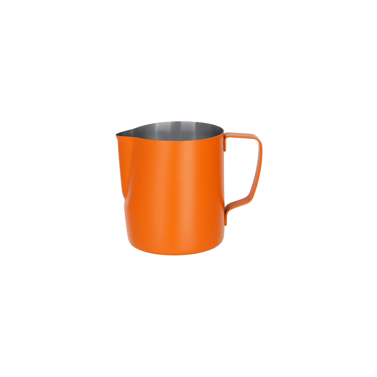 Orange Milk Frothing Jug S/S 600ml Powder Coat