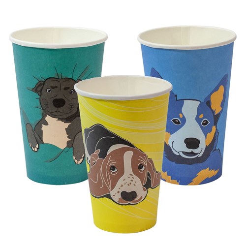 Dog Series 16oz Paper Coffee Cup S/W