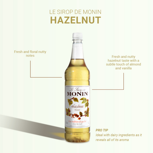 Monin Syrup Hazelnut 1lt