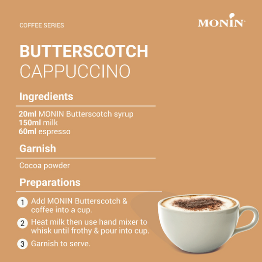 Monin Syrup Butterscotch 1lt