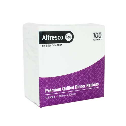 Premium Quilted Dinner Napkins 1/4 Fold 400x400