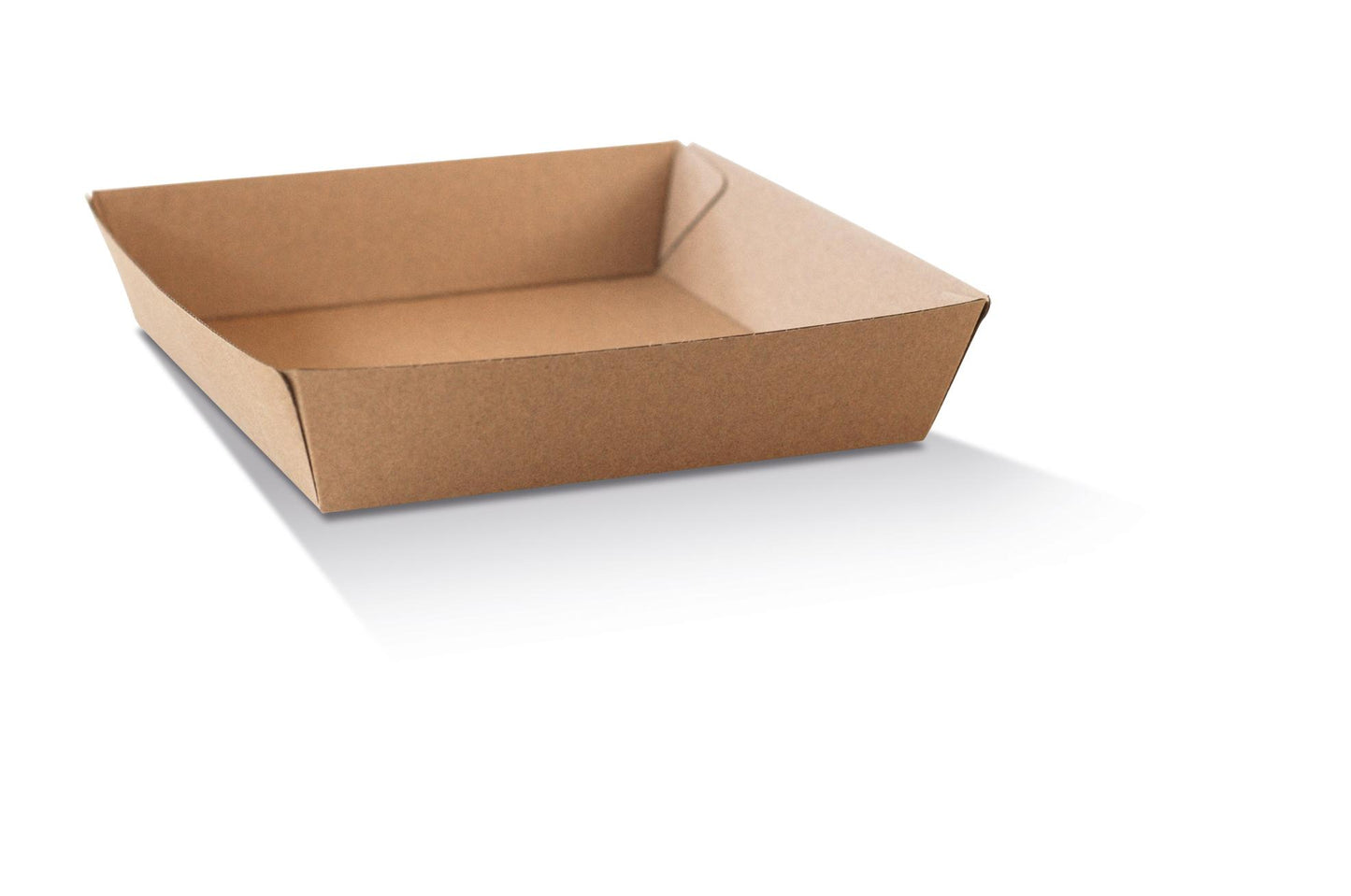 Food Tray Kraft No.4 Large/Brown Corrugated