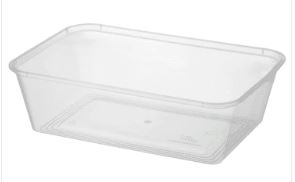 PUREST Take Away Food Container Clear 650ml