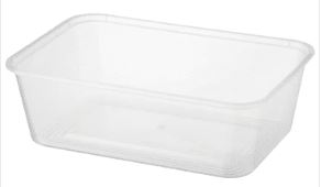 PUREST Take Away Food Container Clear 750ml
