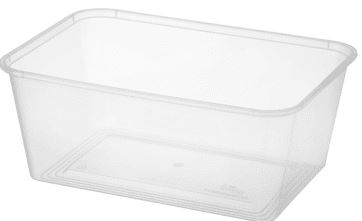 PUREST Take Away Food Container Clear 1000ml