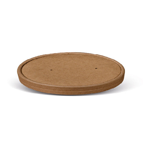 PLA Coated Paper Lid For Kraft Salad Bowl 16-32oz