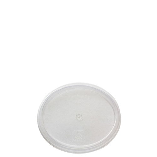 LID TO SUIT DIPPING SAUCE ROUND 70/100ML CONTAINER CLEAR 73MM