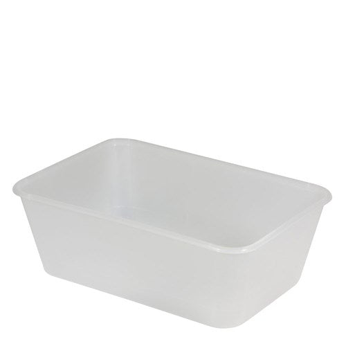 Rectangular Takeaway PP Freezer Grade 750ml