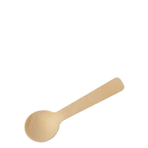 Coated (wax) Wooden Teaspoon 11cm
