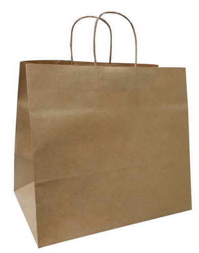UBER Kraft Carry Bag with Twist Handle 300x300x170mm (250)
