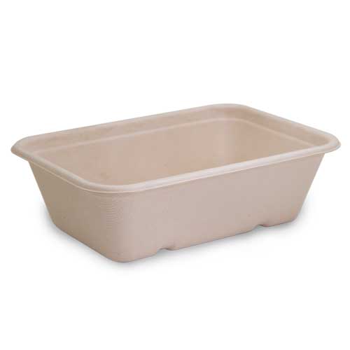 Natural Sugarcane Takeaway Containers 650ml