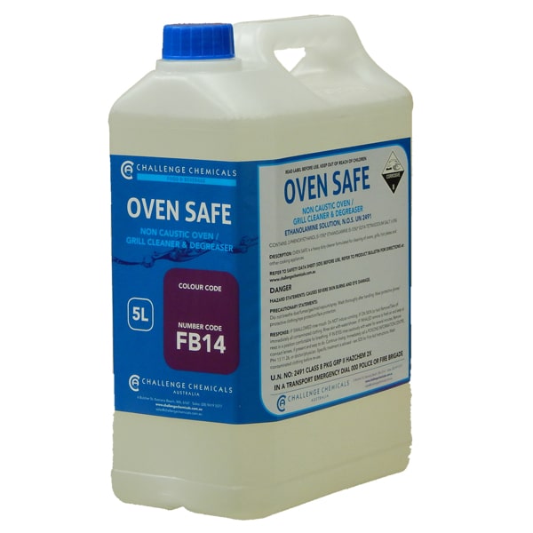 Oven Safe 5lt - Non Caustic Oven, Grill And Hot Plate Cleaner