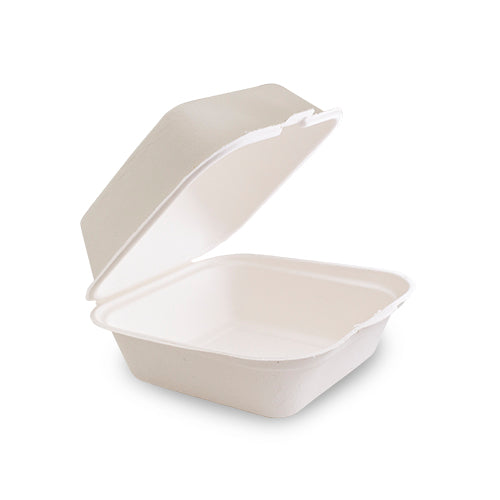 Sugarcane Clam 6 X 6 Burger Box