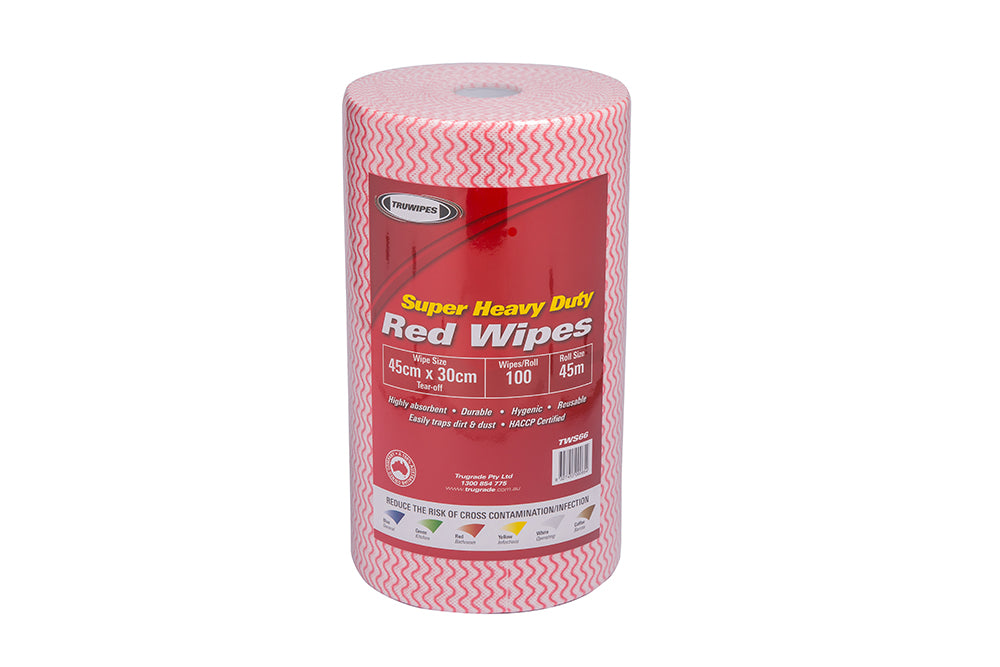 TRUWIPES | Multi Purpose Super Duty Wipe Roll | 30cm X 45cm X 45M