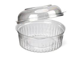 Show Bowl Plastic Containers With Dome Lid Clear 24oz/710ml
