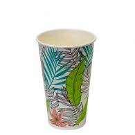 Cold Cup PLA Lined Single WallTropical Print16oz