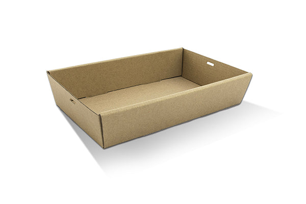 Kraft Catering Tray 50mm High - Carton 100