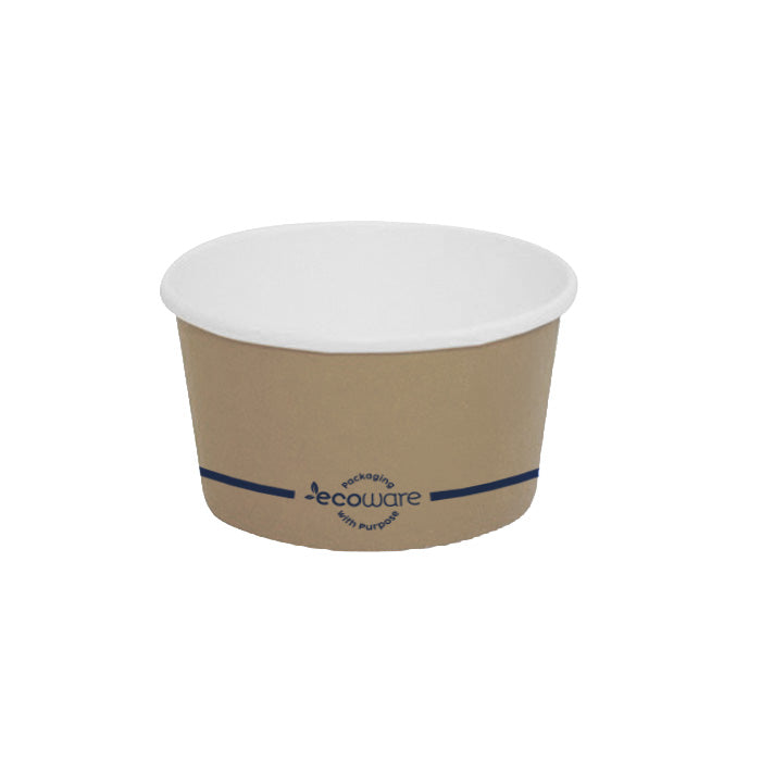 PLA Coated Paper Bowl Brown 12oz