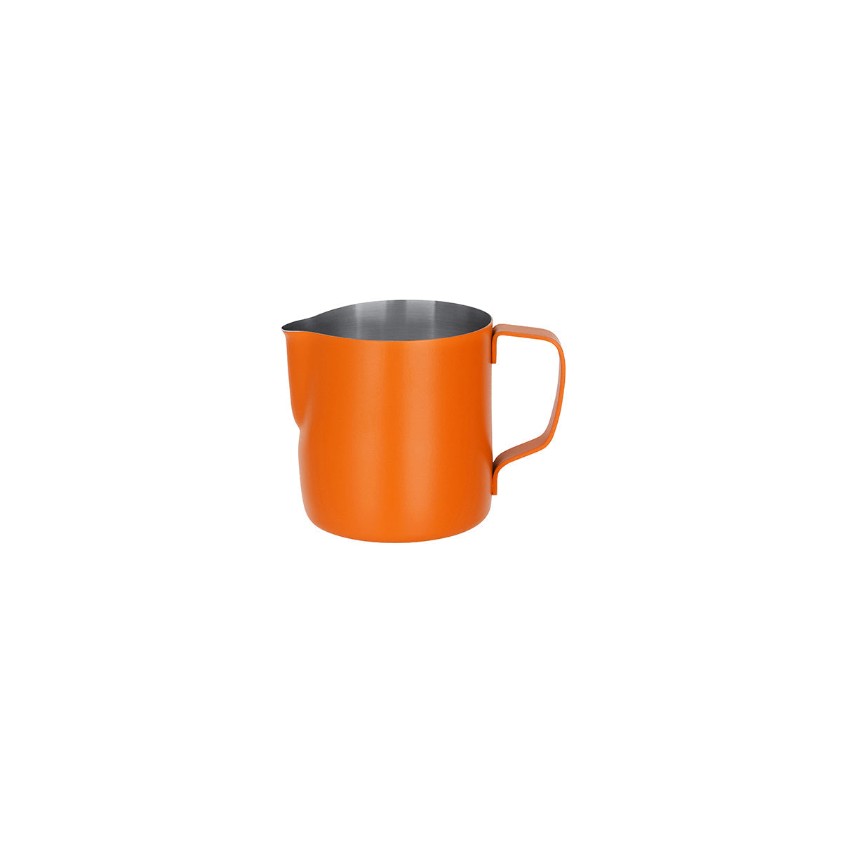 Orange Milk Frothing Jug S/S 350ml Powder Coat