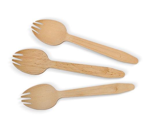 Wooden Spork 16cm