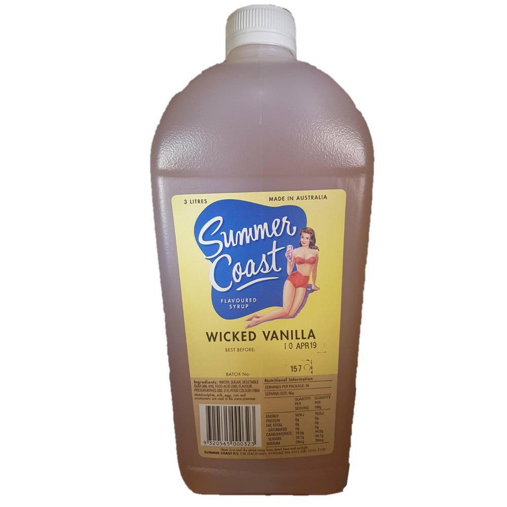 Summer Coast Milkshake Syrups 3LT