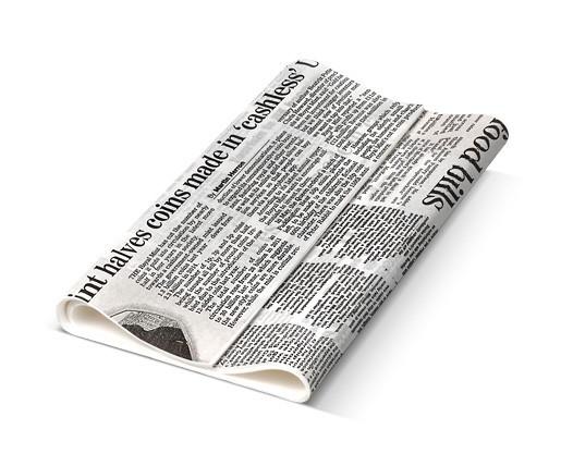 Greaseproof Paper Newsprint 190 x 300mm – 200/ream