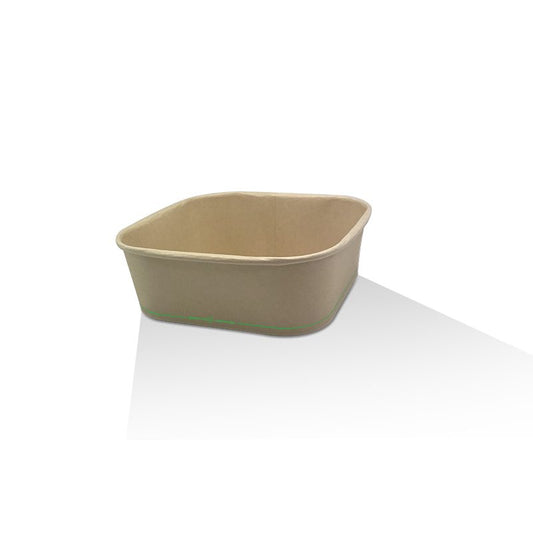 Bamboo Paper Square Container 1000ml