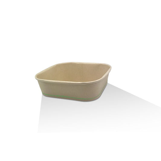 Bamboo Paper Square Container 750ml