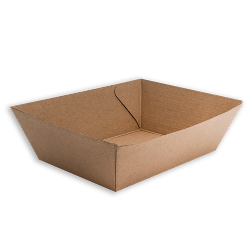 Kraft Food Tray No1 131x91x50mm (PCT1)