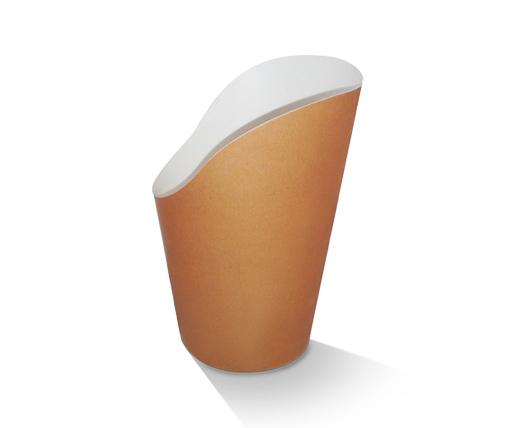 Chip Scoop Cup 16oz PLA Coated